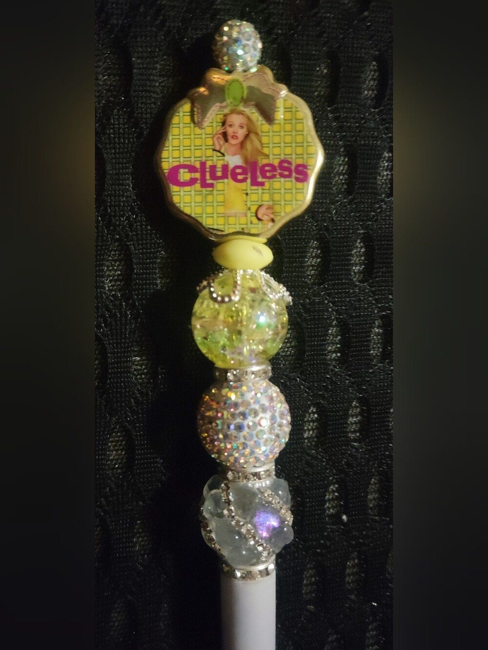 Clueless-themed beadable pen inspired by Cher Horowitz's